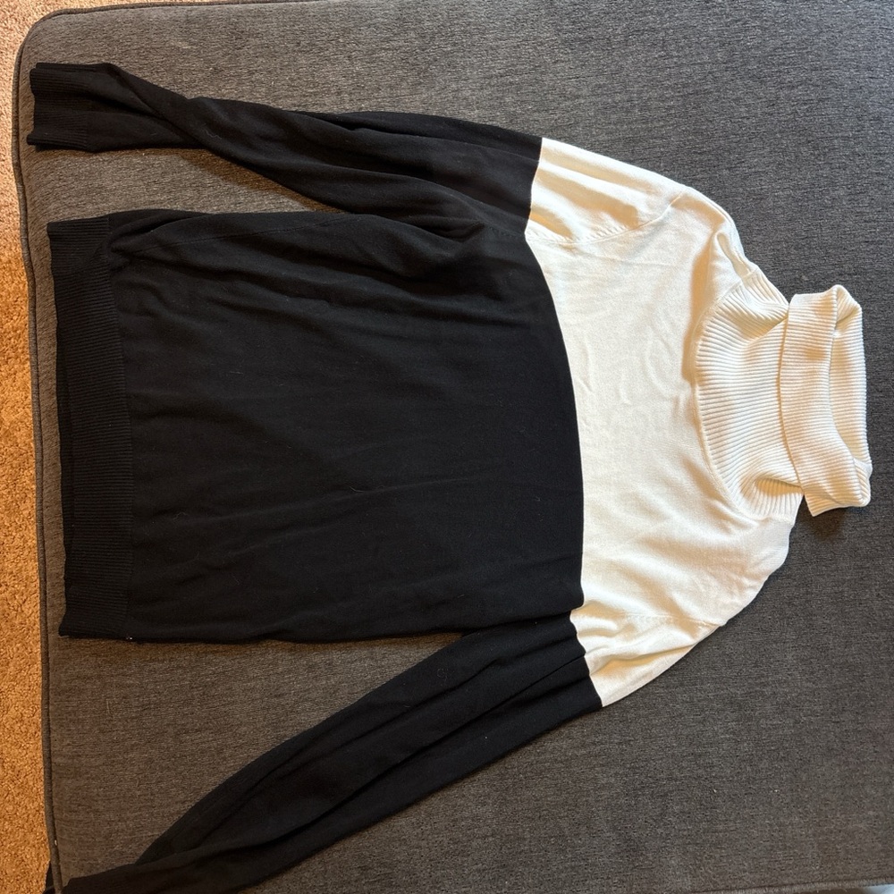 Calvin Klein Cream Ribbed Knit